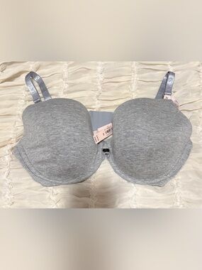 Victoria’s Secret Lightly Lined T-Shirt Bra 36D NWT Gray Heather Underwire